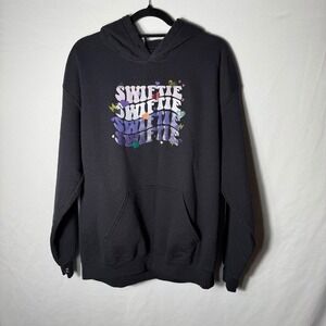 Taylor Swift Women's Black Hoodie sz: L READ Description